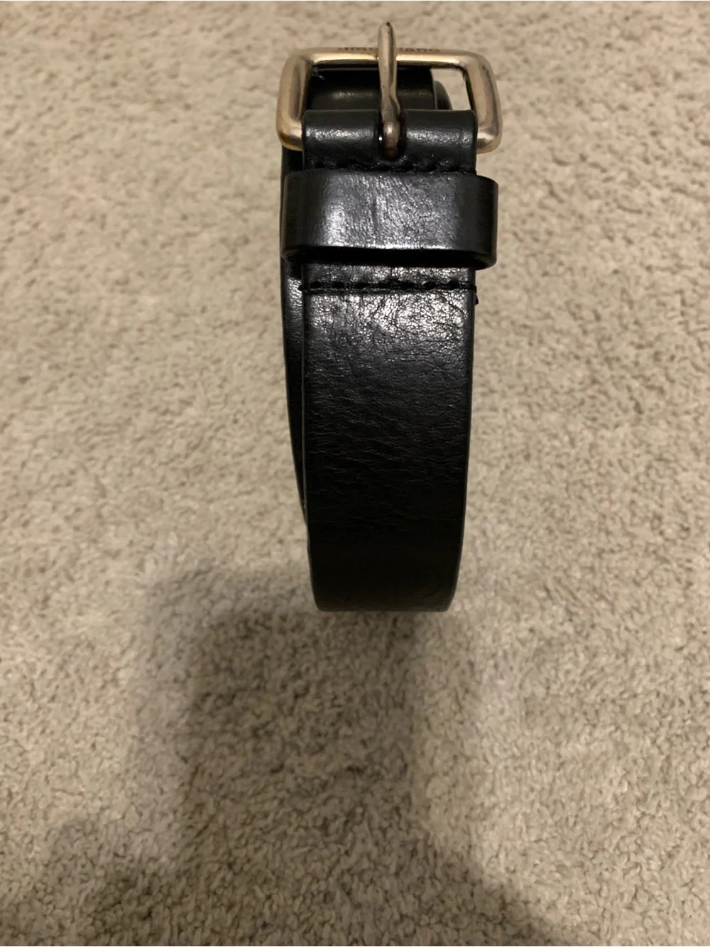 Timberland Men's Size 34 Black Leather Belt Classic